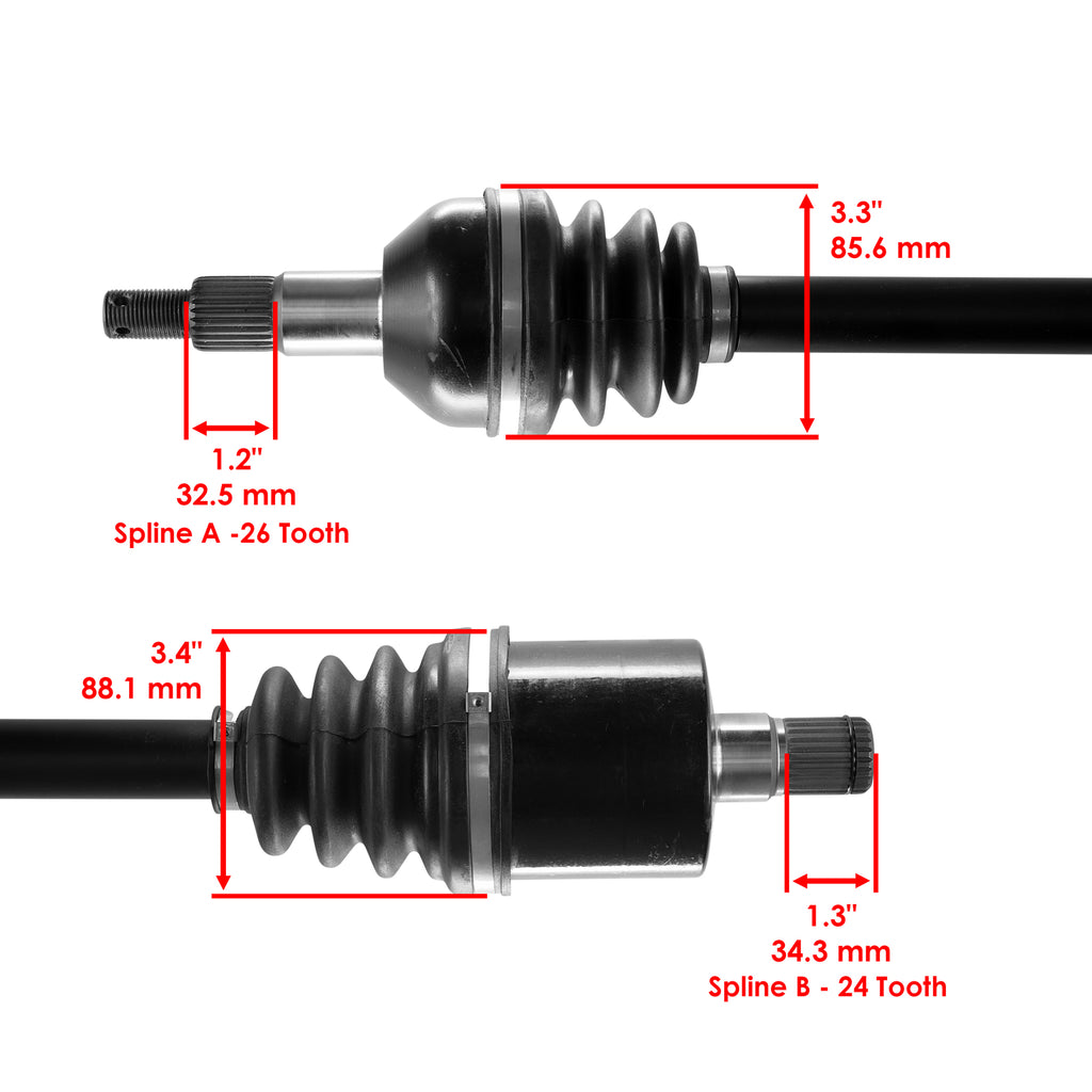 Complete Rear Right CV Joint Axle Replacement for Can-Am Commander 800R 4X4 (2013–2015)
