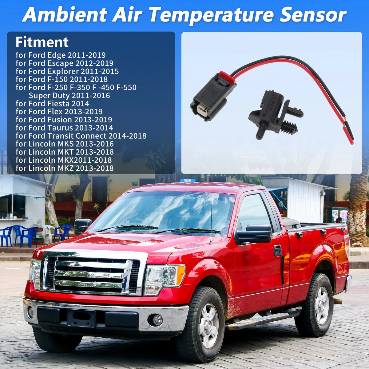 Ambient Air Temperature Sensor Kit for Ford F-150 (2015–2020) AU5Z-12A647-B
