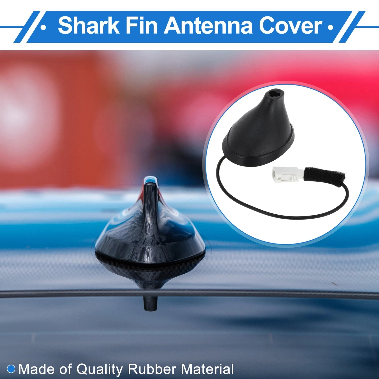 Antenna Base for Fiat 500, Abarth (2012–2021) Black