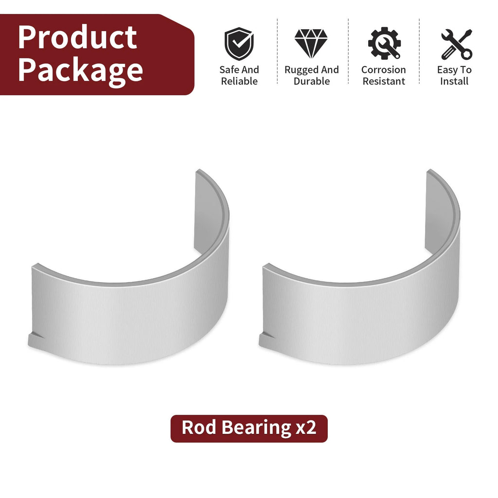 2X Crankshaft Rod Bearing for Yamaha GX1800 GX1800A WaveRunner (2013–2016)