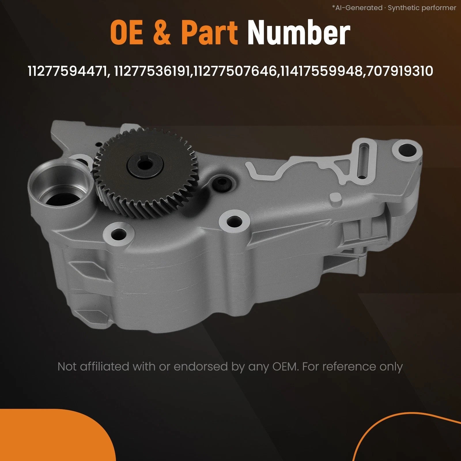 Engine Oil Pump for BMW 1 Series E81 E87 E88 (2003–2013) 11277594471