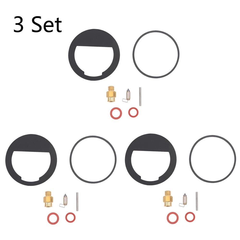 Set of 3 Carburetor Rebuild Kit Gasket Diaphragm for Kohler K301 K241 K321 K330 K331