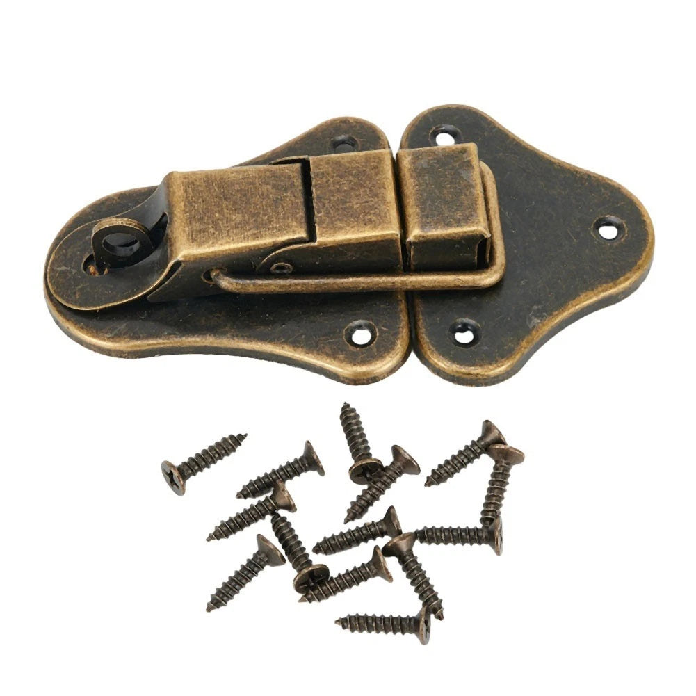 Lock Latch for Vintage Jewelry Box Cabinet Drawer (Antique Style)