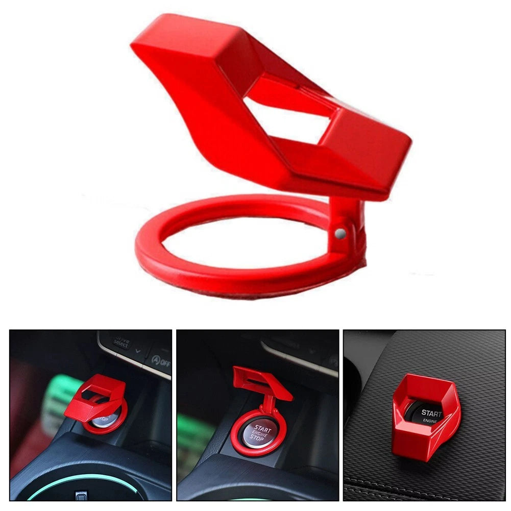 Engine Switch Cap Cover for - Zinc Alloy, Scratch Resistant