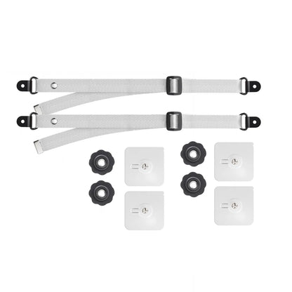 Adjustable Monitor Mount for Corner Desks with Anti Tip Strap