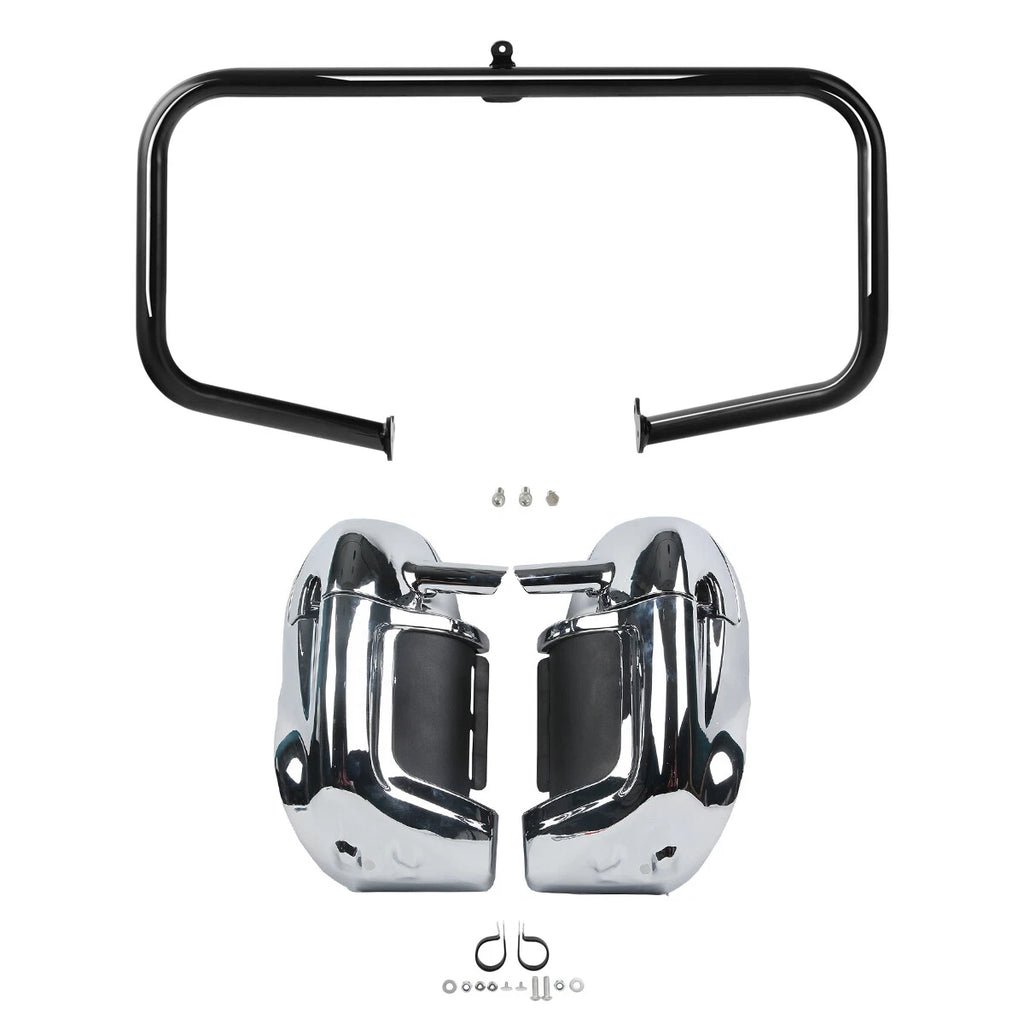 Lower Vented Fairings & Engine Guard Crash Bar for Harley Touring (2009–2013)