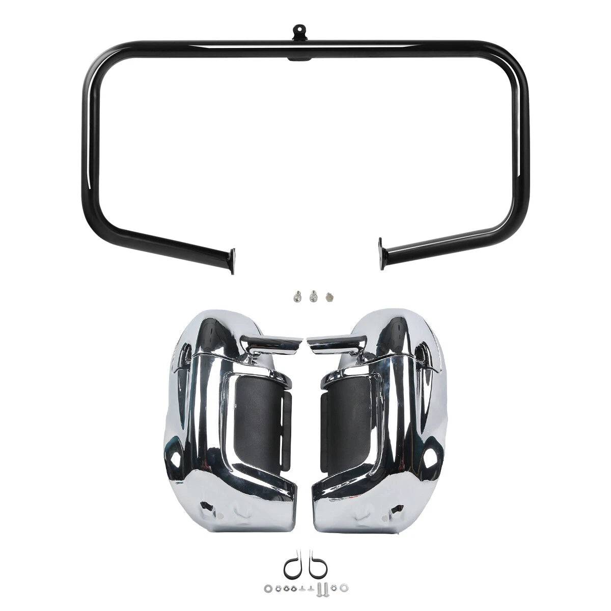Lower Vented Fairings & Engine Guard Crash Bar for Harley Touring (2009–2013)