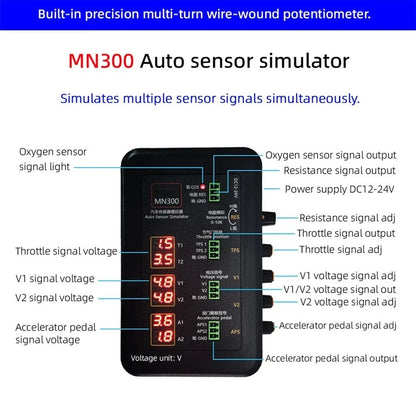 Car Sensor Signal Generator MN300 Auto Sensor Simulator Automotive Sensor Tester