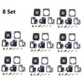 Set of 8 Carburetor Rebuild Kits for Stihl HS46 HS56 (RB-243, C1T-S195E-J)