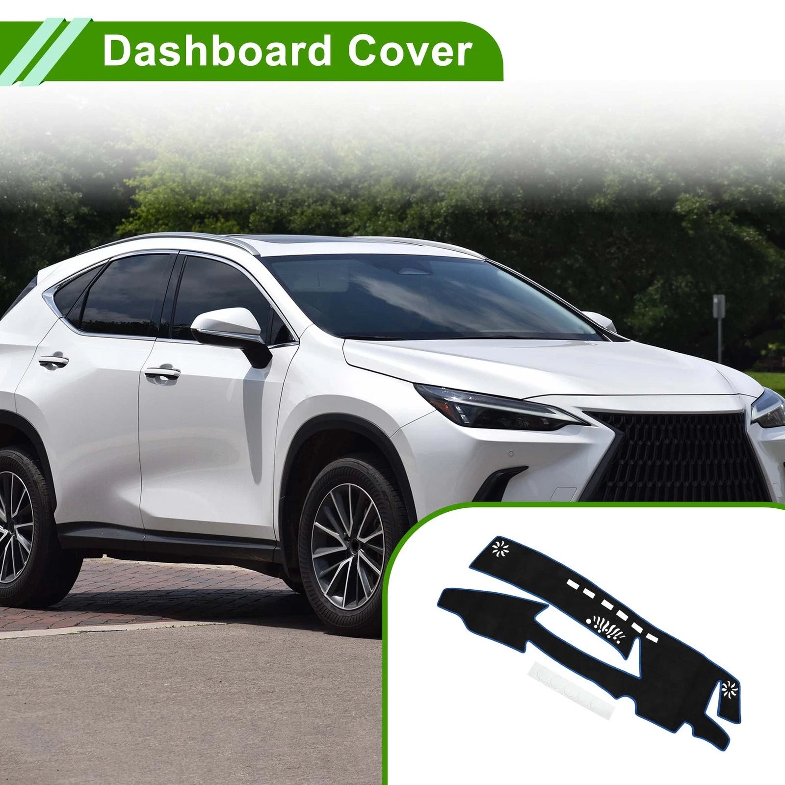 Dashboard Dash Cover Mat Sun Protector for Lexus ES (2019–2022)