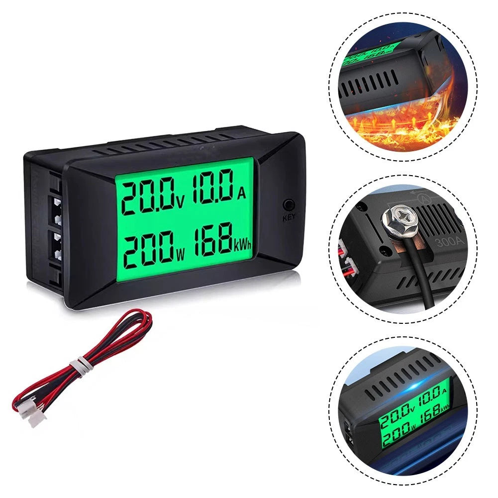 DC Digital Voltmeter Ammeter for Distribution Cabinets