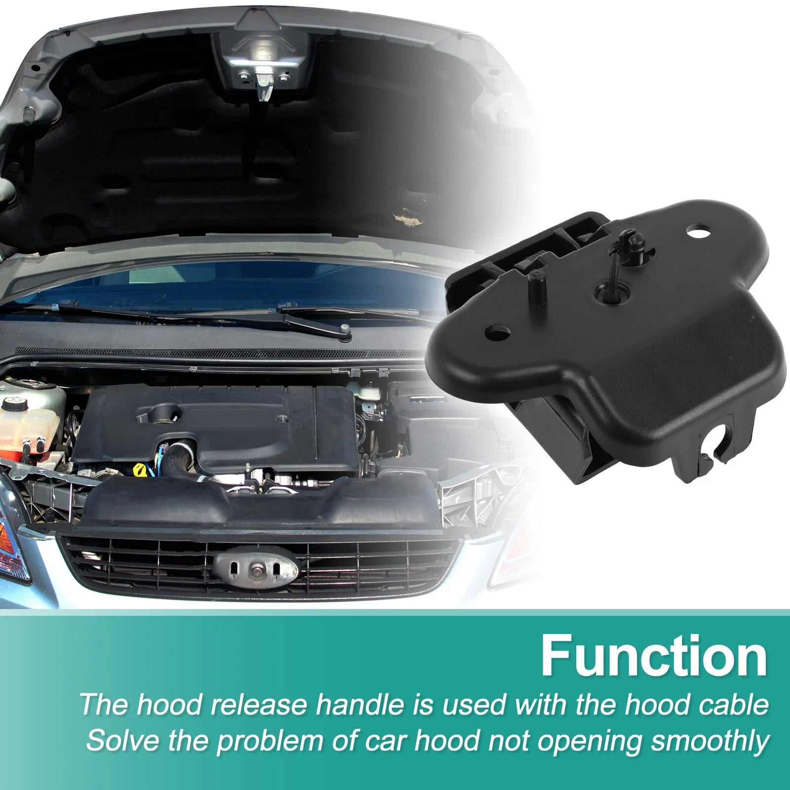 Hood Latch Release Handle Replacement for Dodge Grand Caravan (2001-2007)