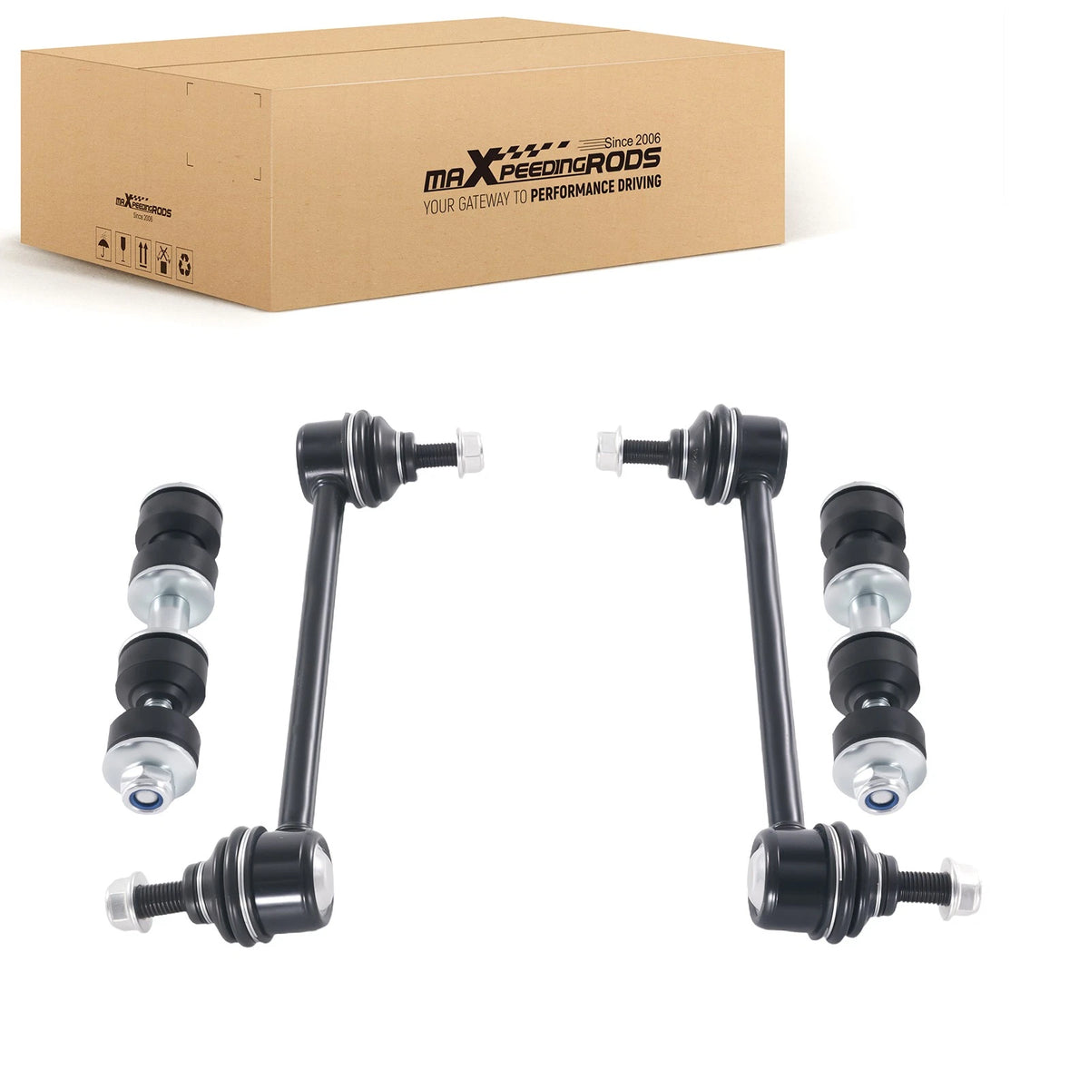 Set of 4 Sway Bar End Links for Chevy Impala & Monte Carlo (2000–2013)