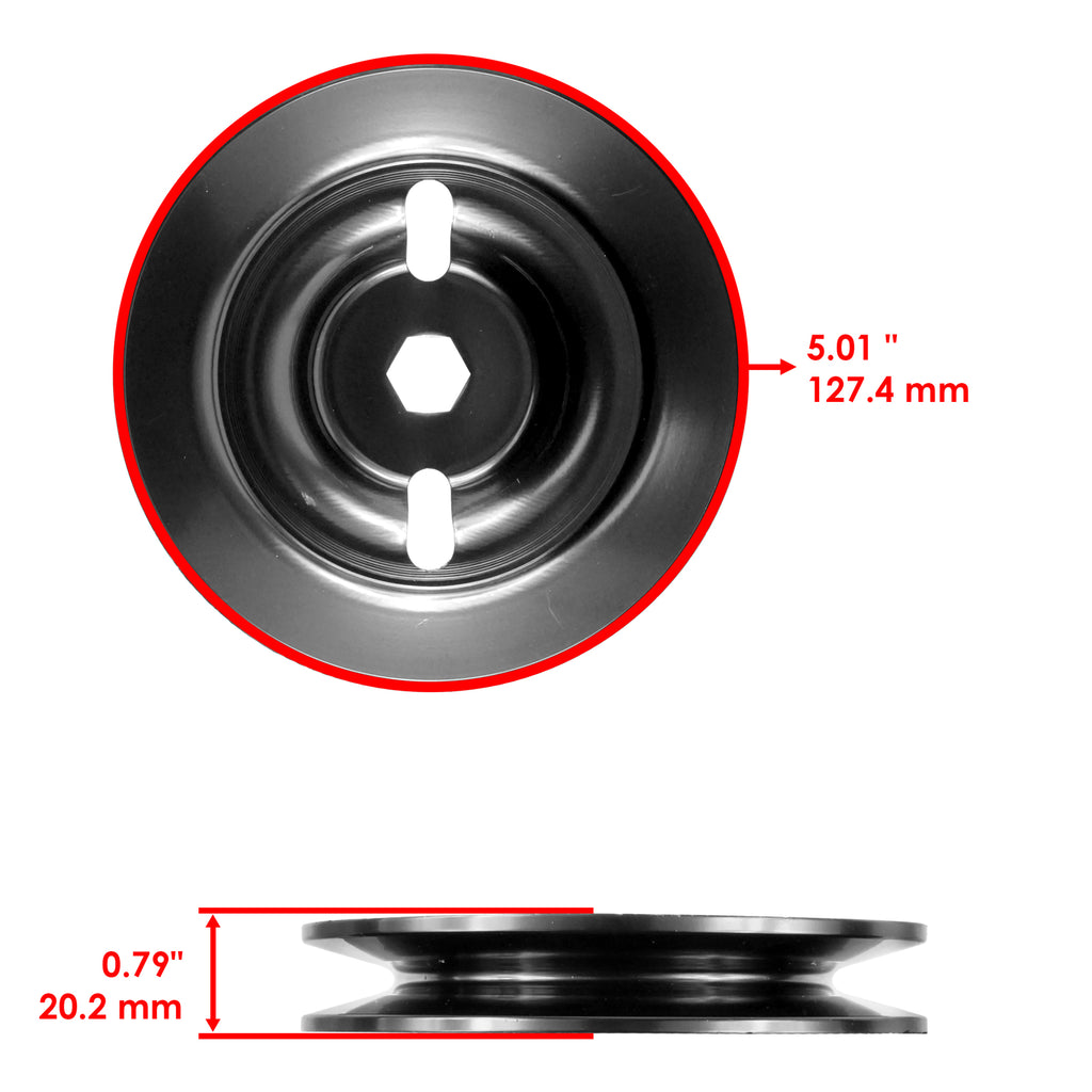 Deck Spindle and Pulley Assembly for John Deere Z245 Z255 Z355E (2012–2018)