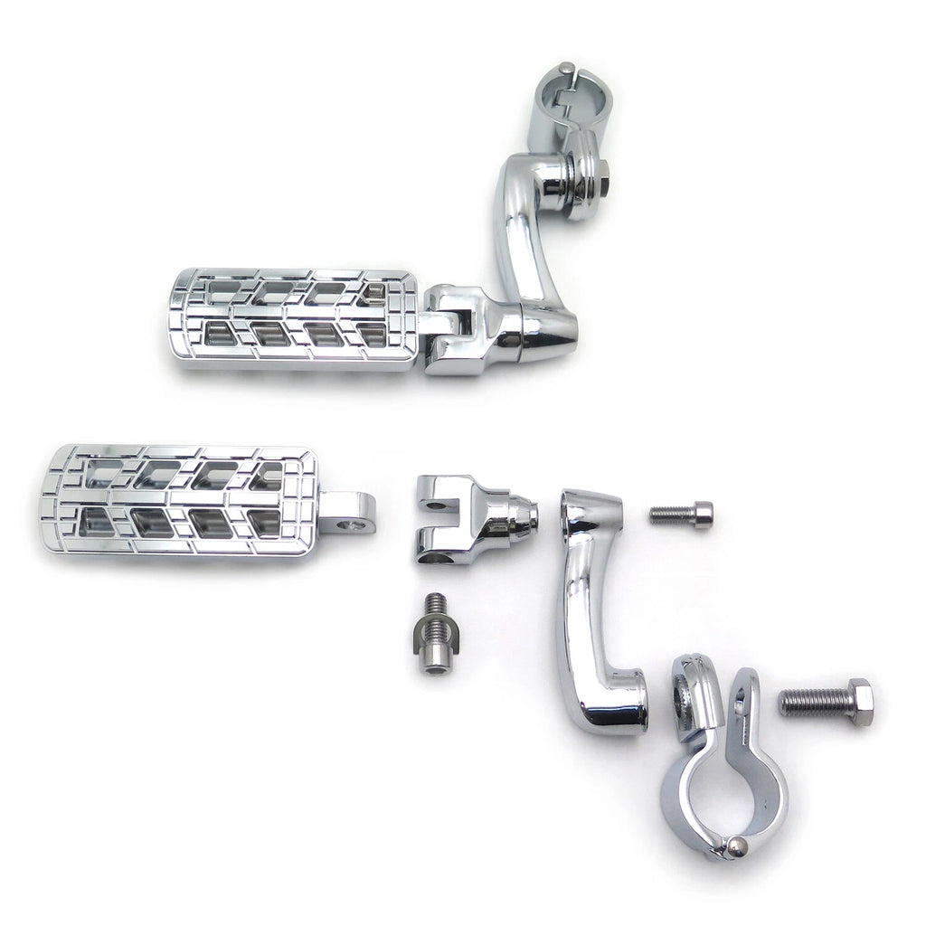 Chrome Dominator CNC FootPeg 1.25" for Harley Softail