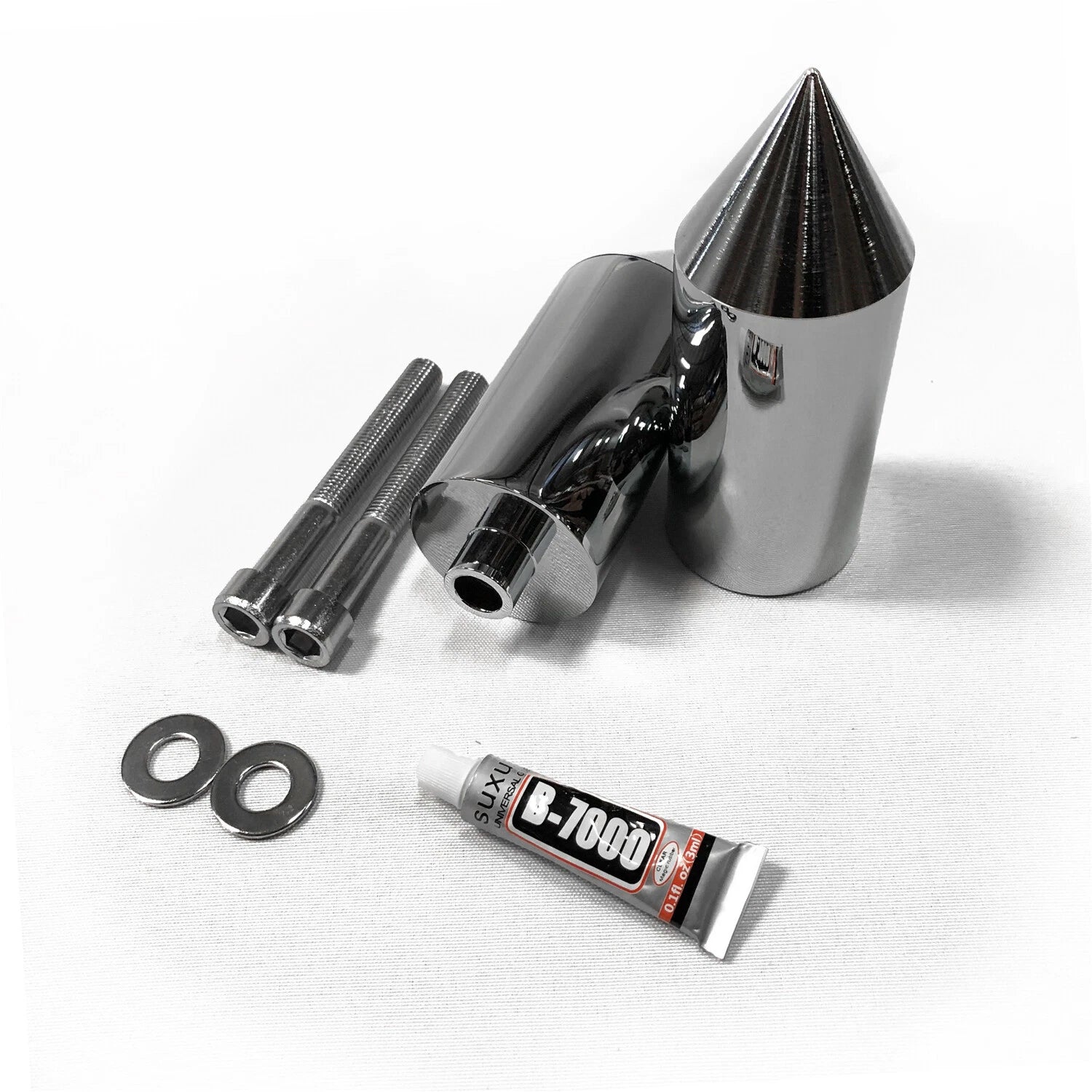 Chrome Spike Frame Slider Protector for Yamaha YZF 600R Thundercat (1996–2007)