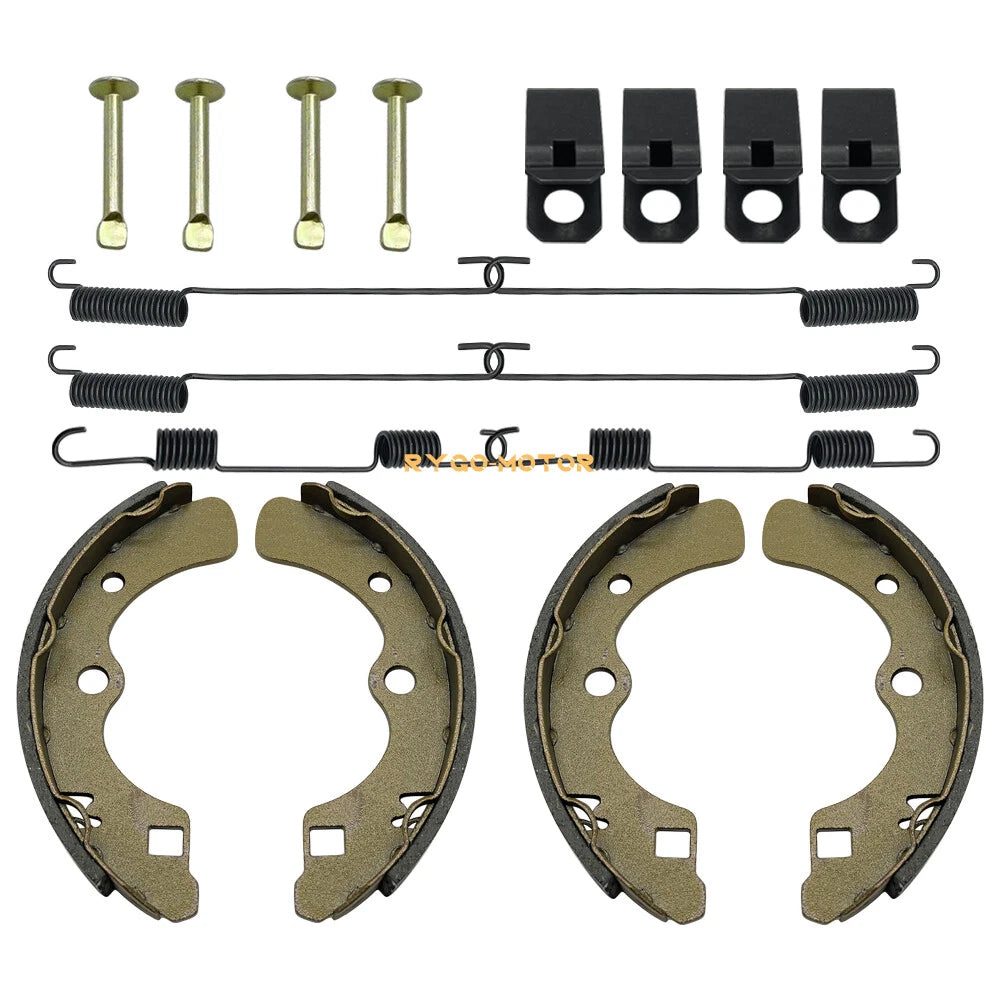 Rear Brake Shoes & Springs Pins for Kawasaki Mule 1000 2020-2510