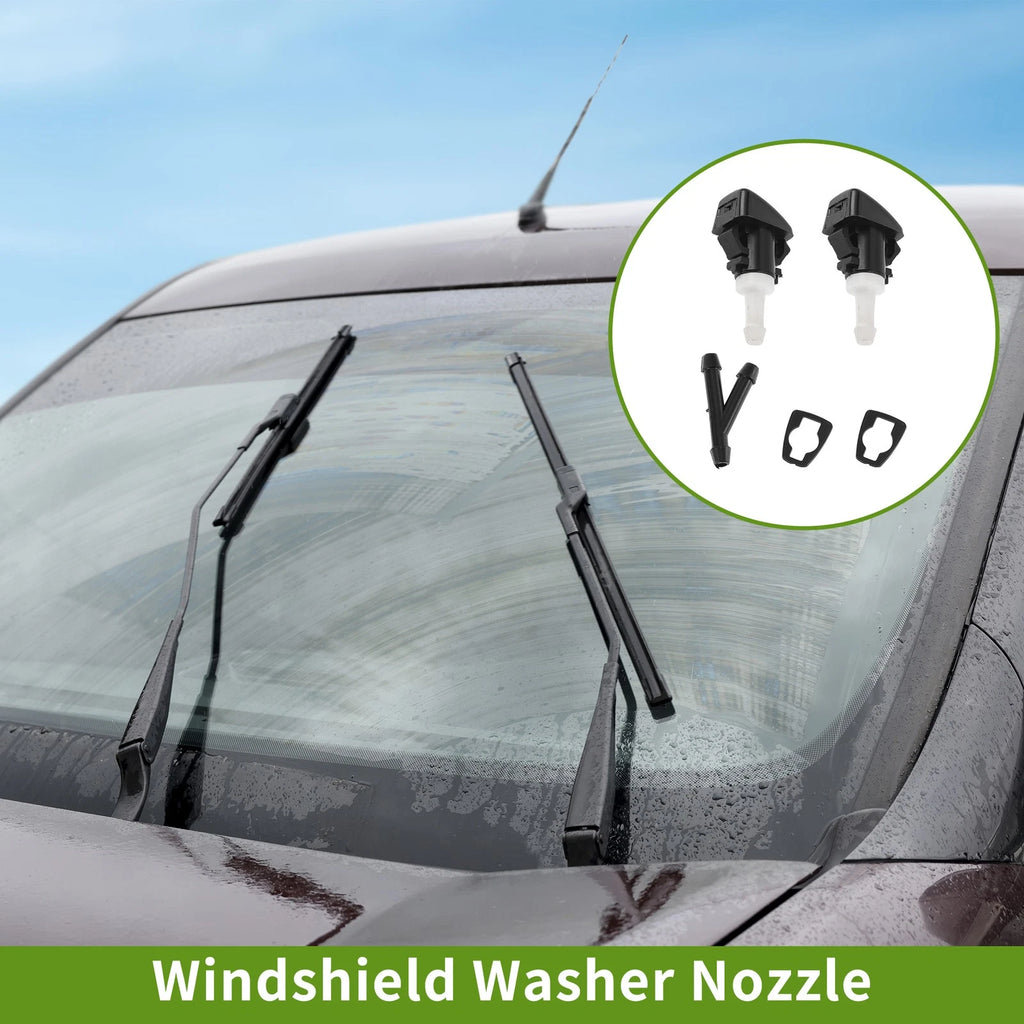 Windshield Washer Nozzle with Hose Connector for Dodge Ram (2009–2018)