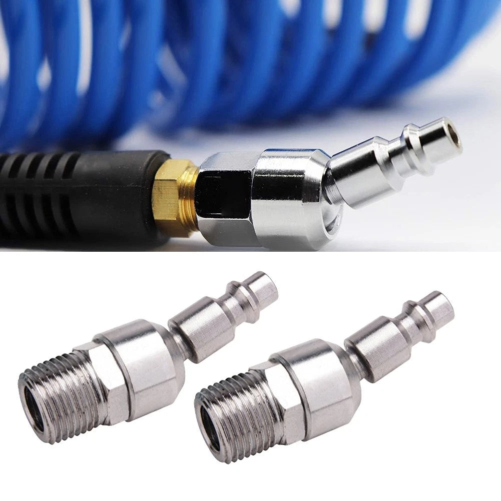 Set of 2 Flexible Jointed Air Connectors for Pneumatic Tools