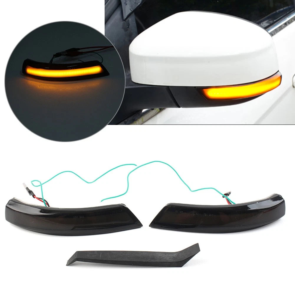 2X Dynamic Turn Signal Light Side Mirror Indicator for Ford Focus (2005–2011)