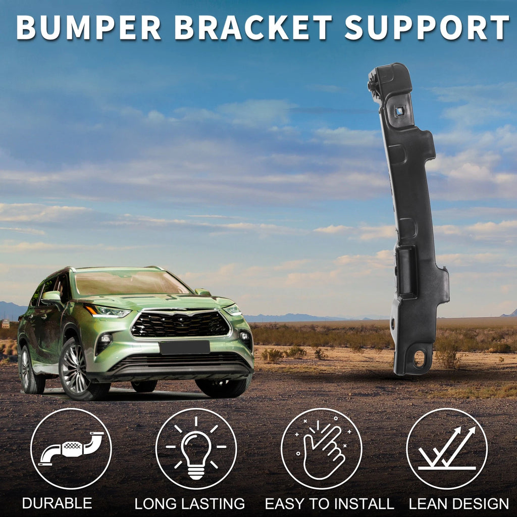 Left Front Bumper Retainer Bracket Replacement for Toyota Highlander (2014–2019)