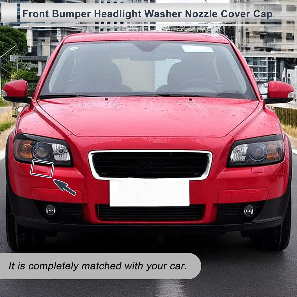 Bumper Headlight Washer Nozzle Cover Cap for Volvo S60 (2007–2011)
