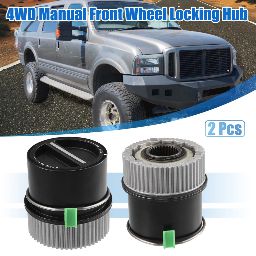 1 Pair Front Manual Wheel Locking Hub Axle Actuator 1C3Z-3B396-DA for Ford