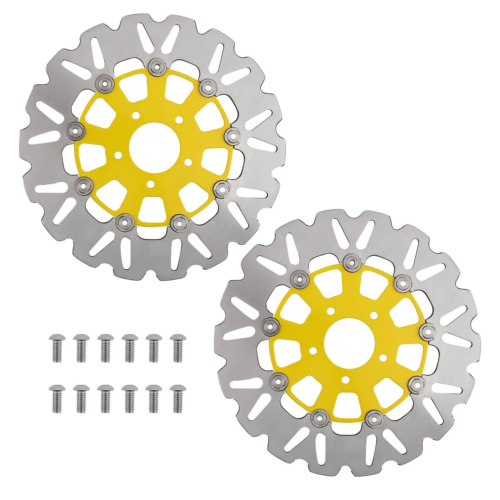 2PC Front Brake Rotor Disc Kit for Harley-Davidson Touring (2008–2019)