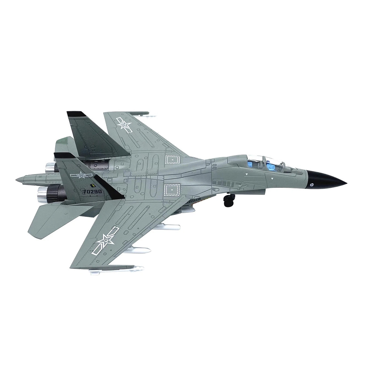 1/100 Diecast J-16 Fighter Model for Chinese Air Force (Alloy Simulation)