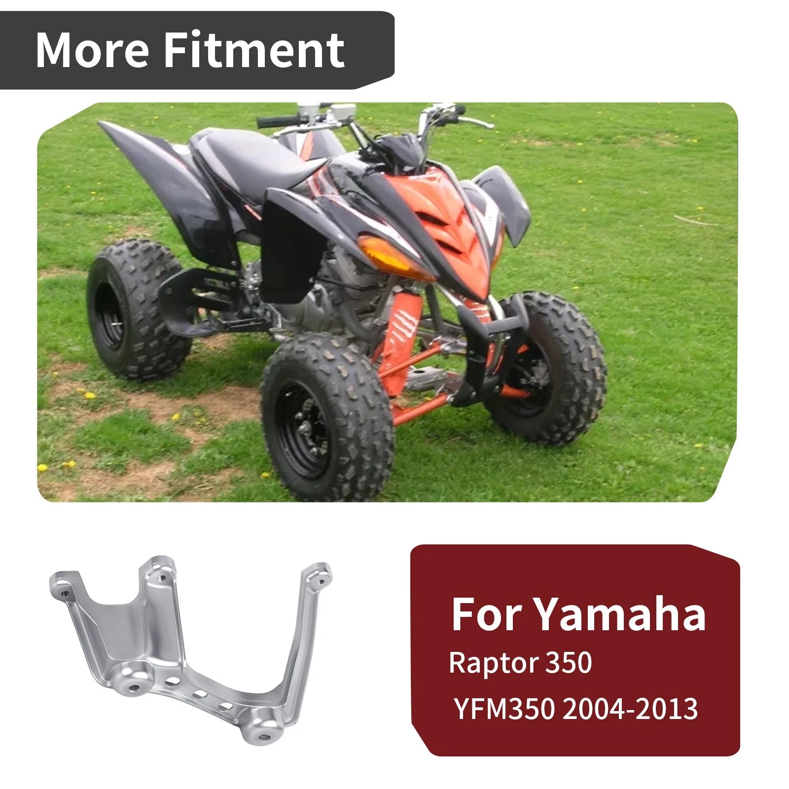 Front Fender Stay (Left) Headlight Bracket for Yamaha Raptor 350 (2004–2007)