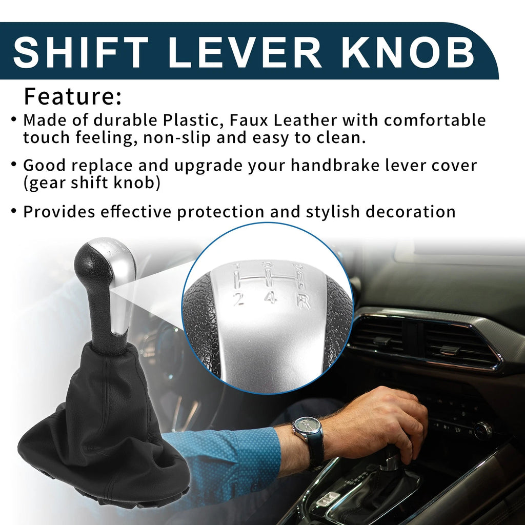 5 Speed Gear Shift Knob with Cover for Chevrolet Spark (2013–2015)