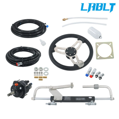 Hydraulic Outboard Steering Kit for LABLT 90HP (Bi-Directional Locking Cylinders)