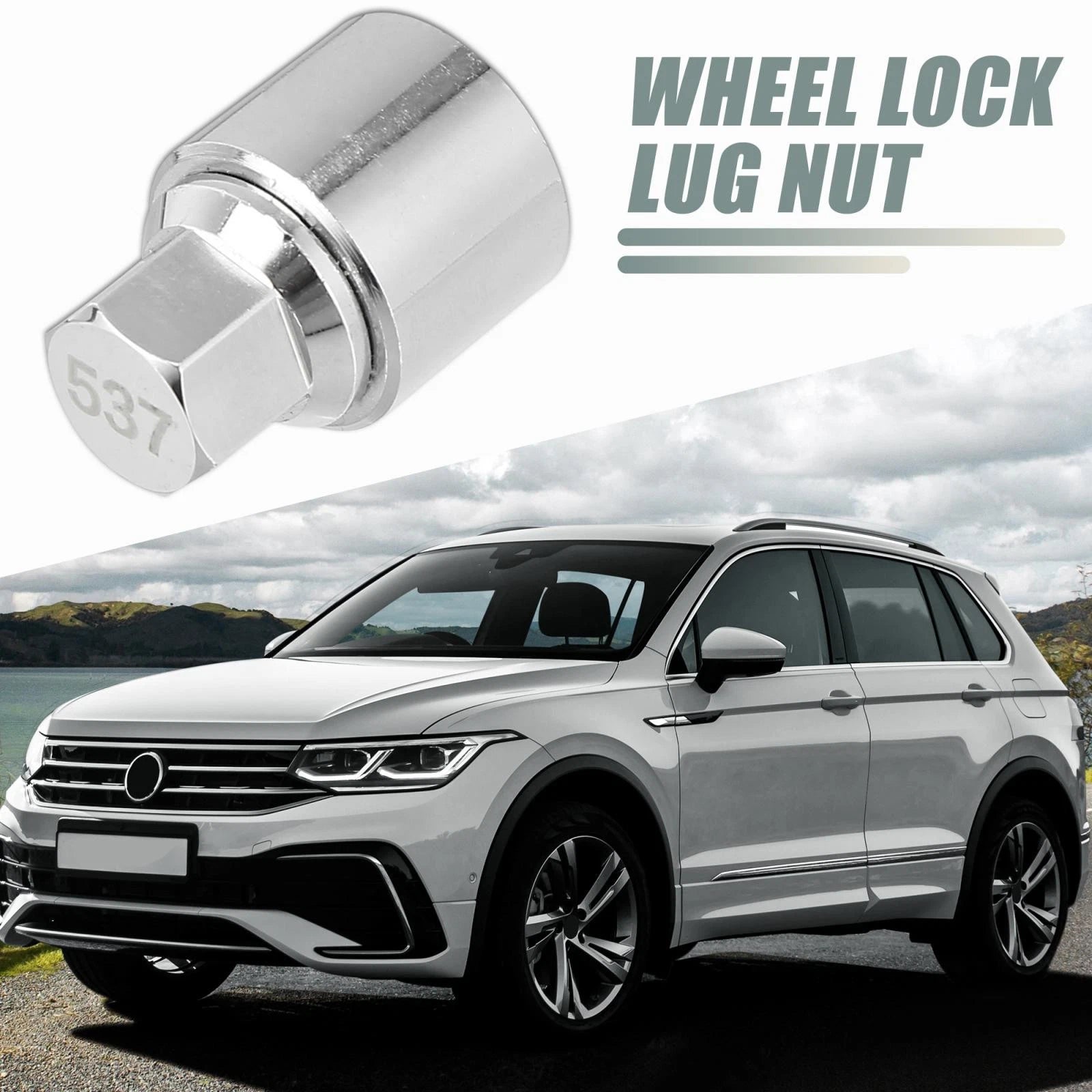 Wheel Lock Lug Nut Key Replacement for Volkswagen Tiguan (2018–2024)