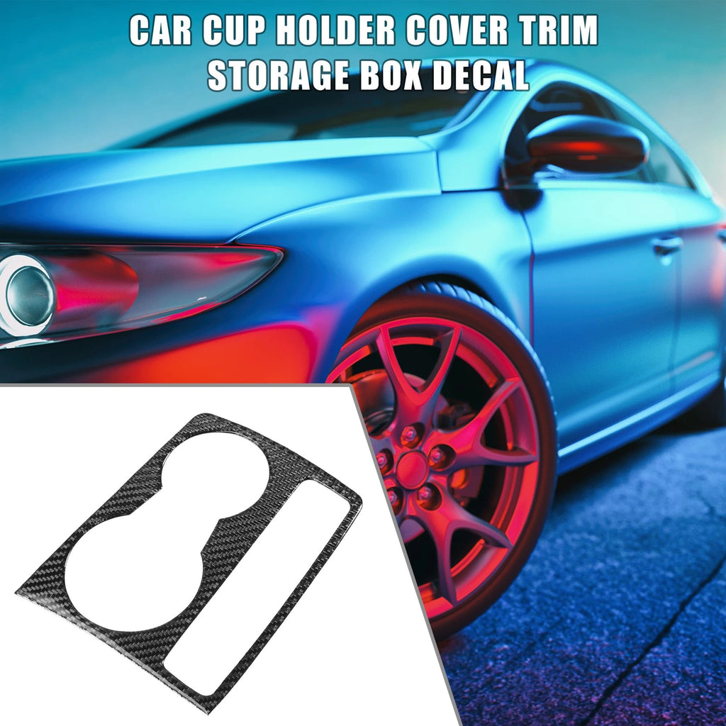 Car Cup Holder Cover Trim Storage Box Decal for Audi A4 B8 (2005–2015)