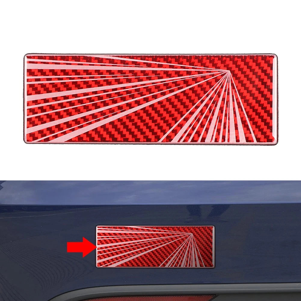 Car Time Space Badge Tunnel Trunk Emblem Decal for Tesla Model 3 Y X (2017–2023)
