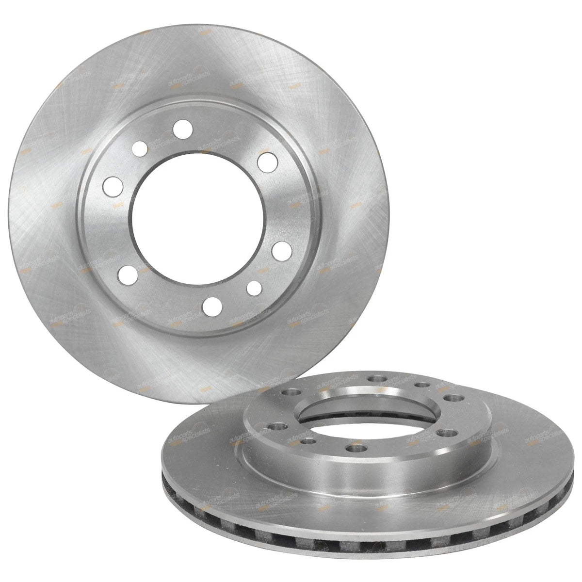 2 Front Disc Rotors + Brake Pads for Hilux (1988–1997) LN106 RN105 YN106
