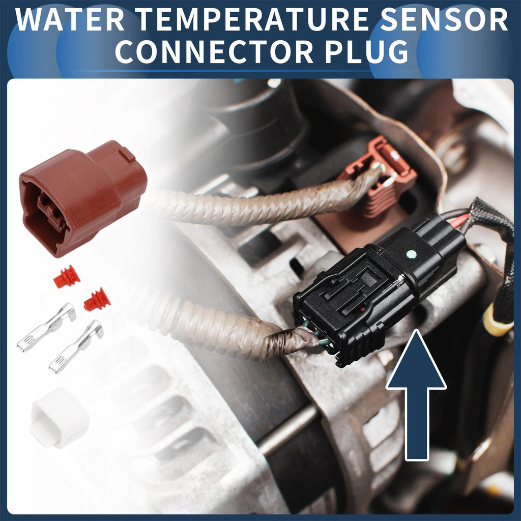 2 Pin Water Temperature Sensor Connector Plug for Nissan