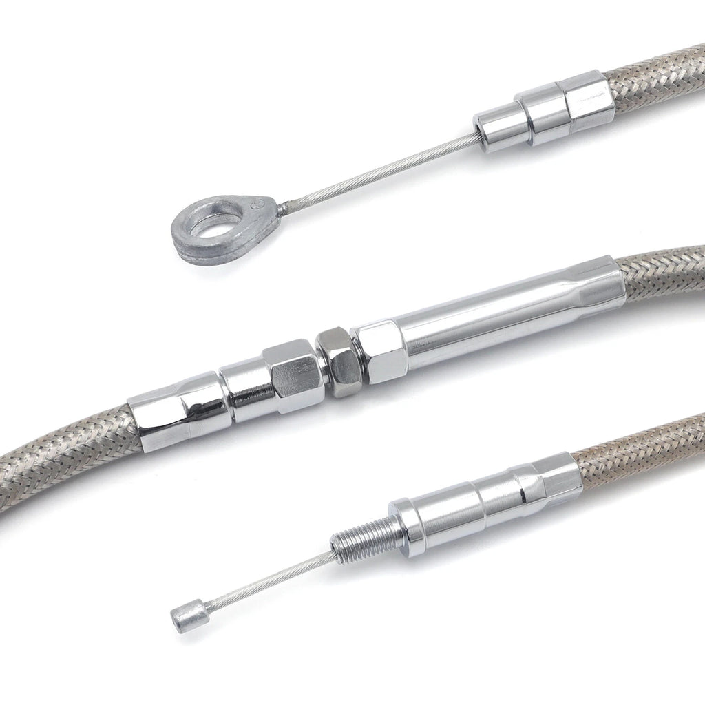 Stainless Braided Clutch Cable for Harley Electra Glide (2002–2006)