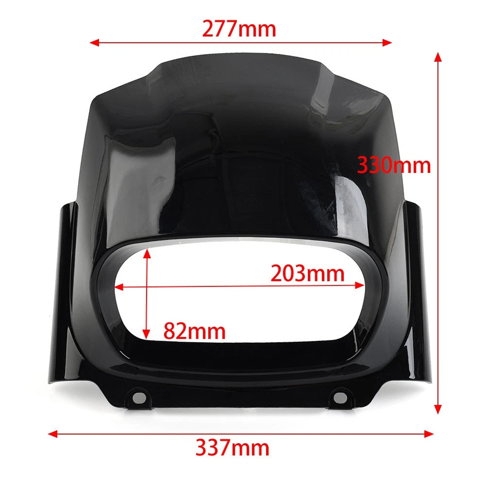 Headlight Fairing Cover Cowl for Harley Fat Bob FXFB FXFBS (2018–2022) Matte Black