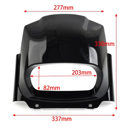 Headlight Fairing Cover Cowl for Harley Fat Bob FXFB FXFBS (2018–2022) Matte Black