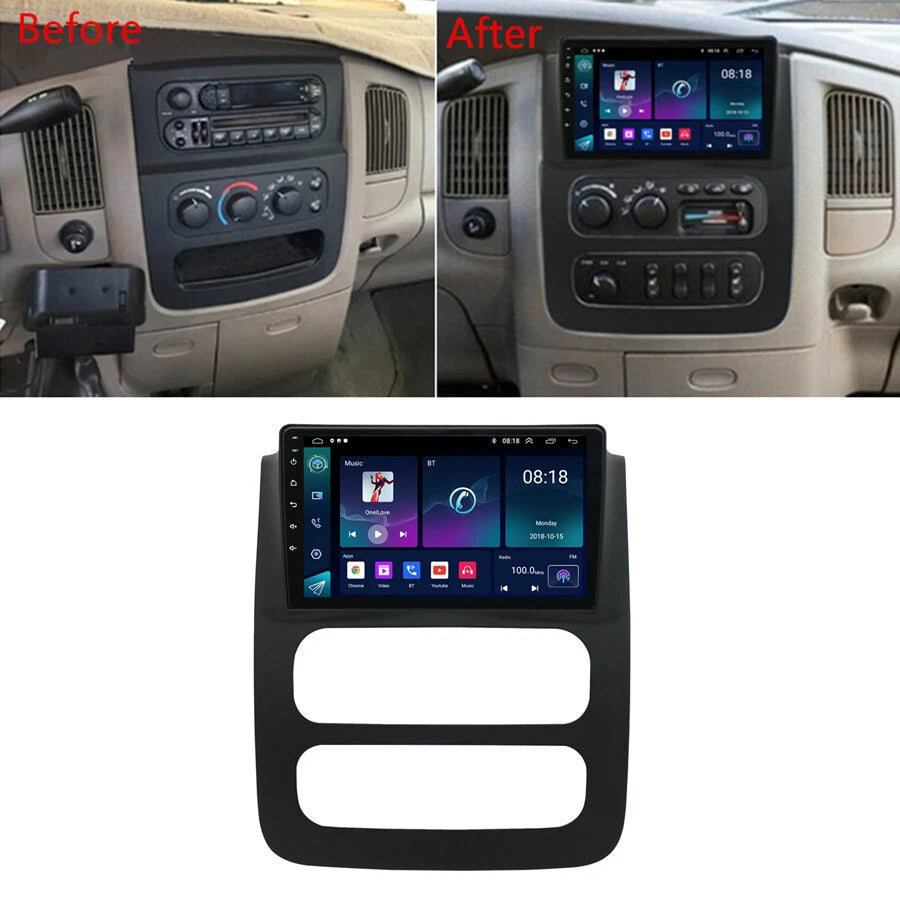 9" Android 12 Head Unit GPS for Dodge Ram 1500 2500 3500 (2002–2005)