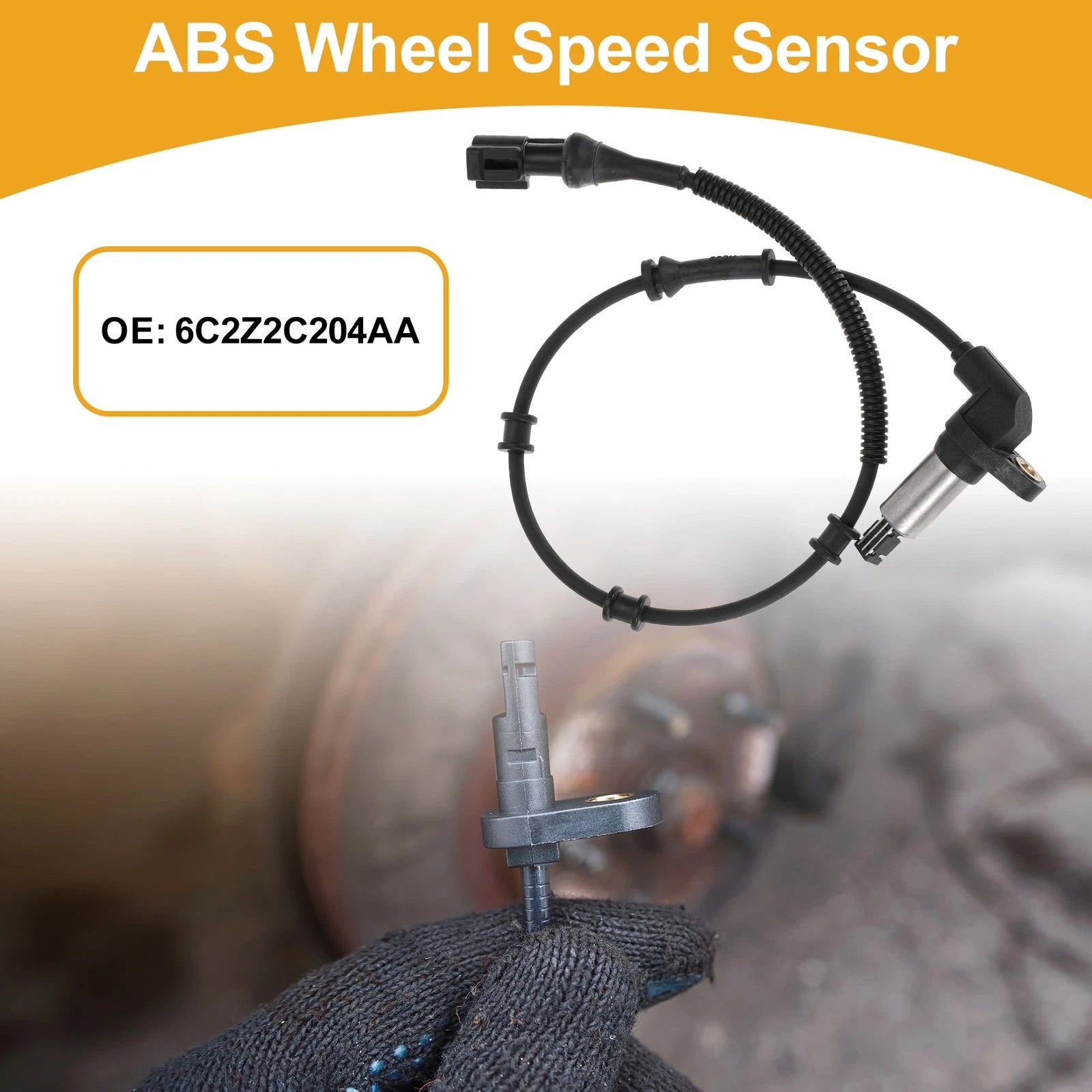 ABS Wheel Speed Sensor Front Right Replacement for Ford E-150 (2005–2014)