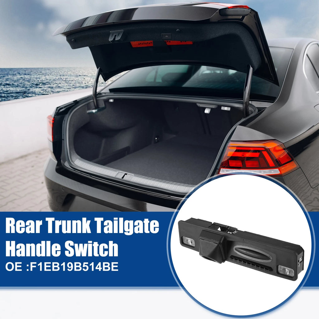 Rear Trunk Lid Tailgate Lock Release Handle Switch for Ford Focus (2011–2018)