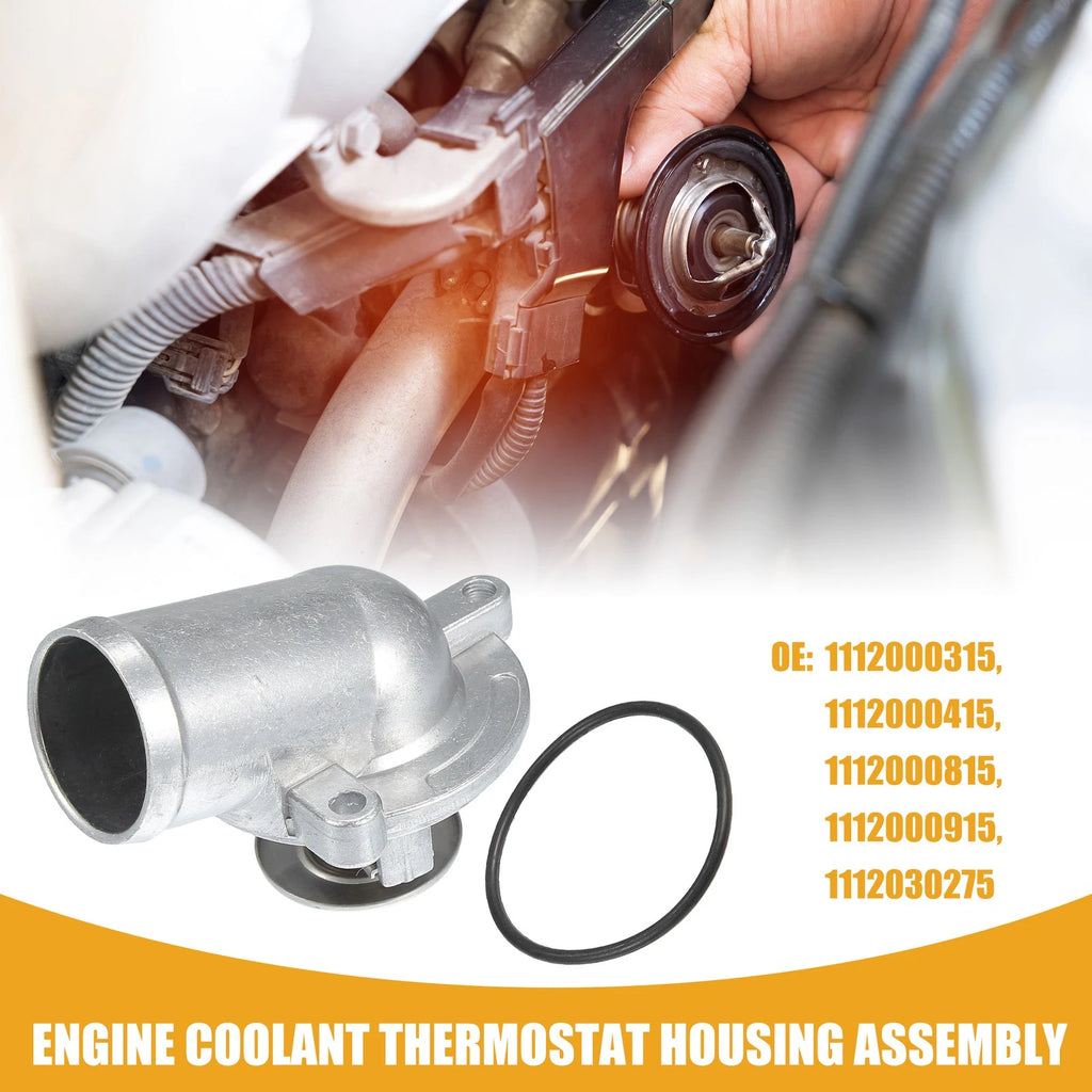 Coolant Thermostat Housing Assembly Replacement for Mercedes-Benz C230 (2000–2007)