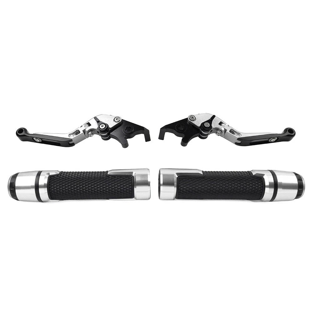 Folding Extendable Brake Clutch Lever for Honda CRF1000L (2016–2020) Silver