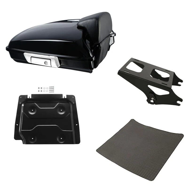 Razor Trunk Backrest Pad Mount Rack for Harley Touring Road Glide (2014–2026)
