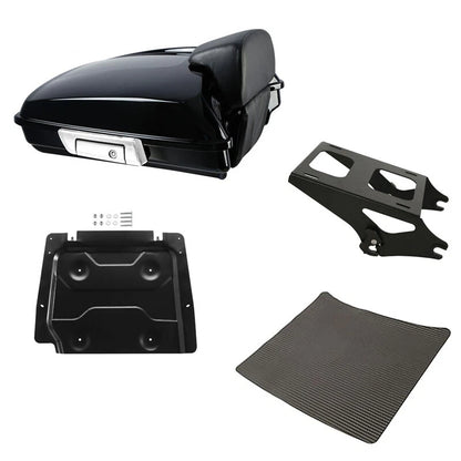 Razor Trunk Backrest Pad Mount Rack for Harley Touring Road Glide (2014–2026)