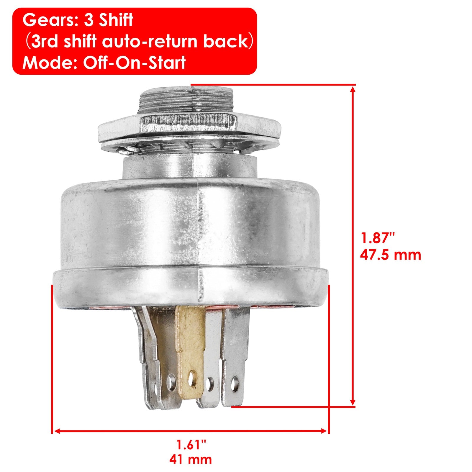 Ignition Switch Replacement for Exmark Ex20KC EXS-20KC (2001–2019)