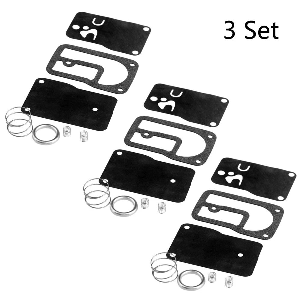 Set of 3 Fuel Pump Repair Kit for B&Stratton (393397, 401400, 402400, 422700)