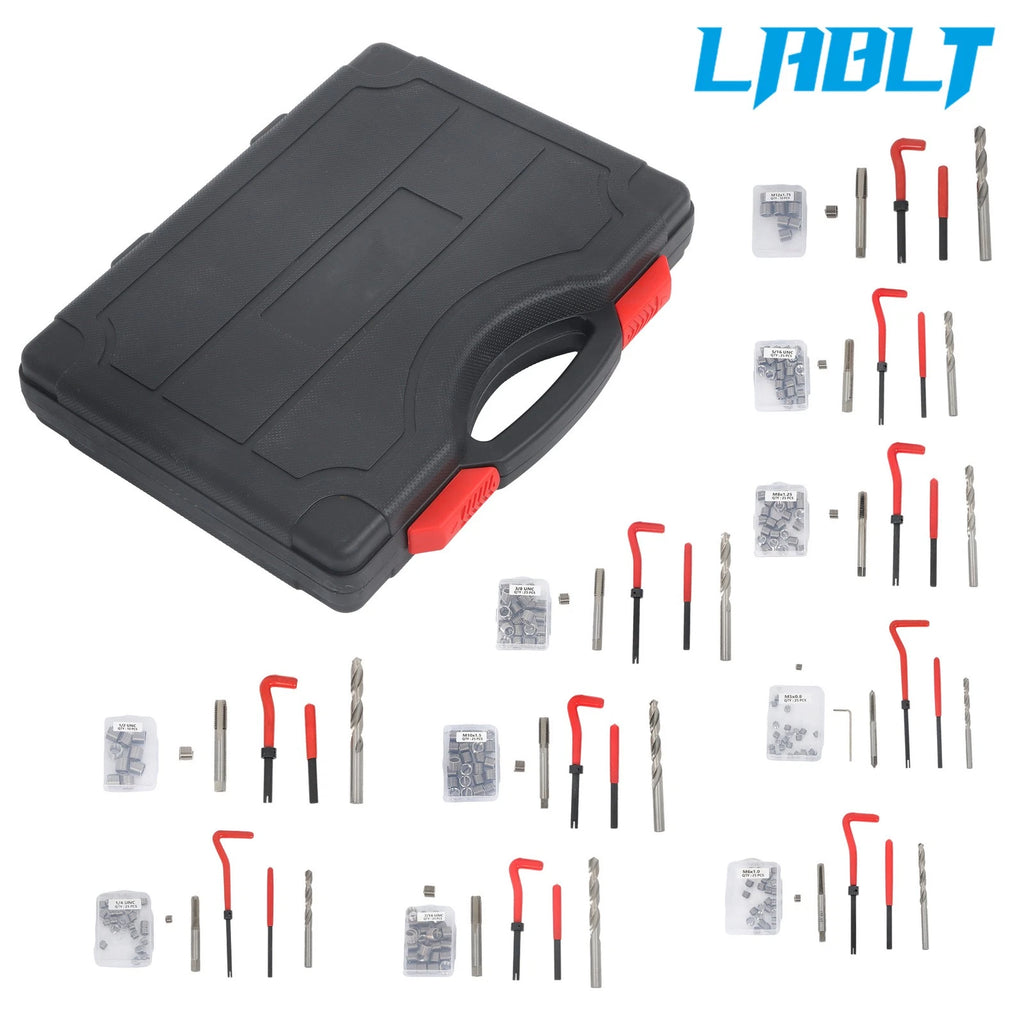 261-Piece Thread Repair Kit for SAE and Metric Applications